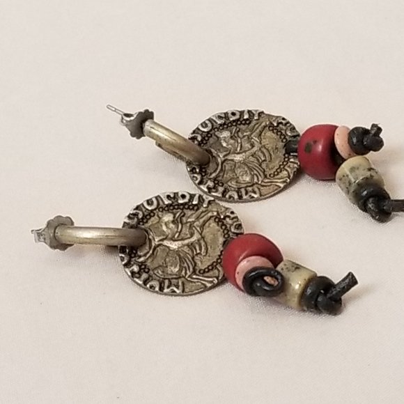 (3) Pair of Beaded Dangle Drop Bohemian Style Earrings for Pierced Ears - Picture 7 of 11